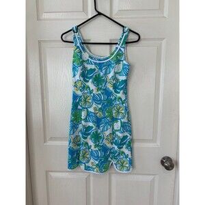 Lilly Pulitzer Citrus Print Sleeveless Shift Dress XS